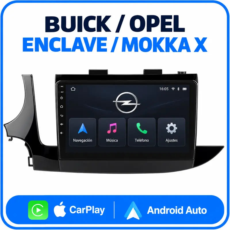 Buick Enclave Opel Mokka X portada CarPlay Android Auto