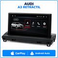 Audi A3 pantalla retráctil 7 pulgadas CarPlay Android Auto