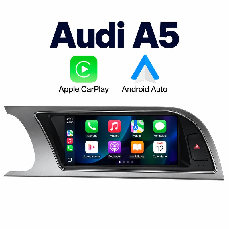 Audi A5 2009-2016 - Radio Pantalla Carplay y Android Auto