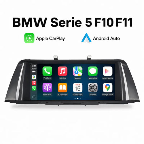 Radio pantalla CarPlay y Android Auto para BMW Serie 5 F10 F11 2011-2018