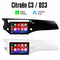 Radio pantalla CarPlay y Android Auto para Citroen C3 DS3 2010-2017