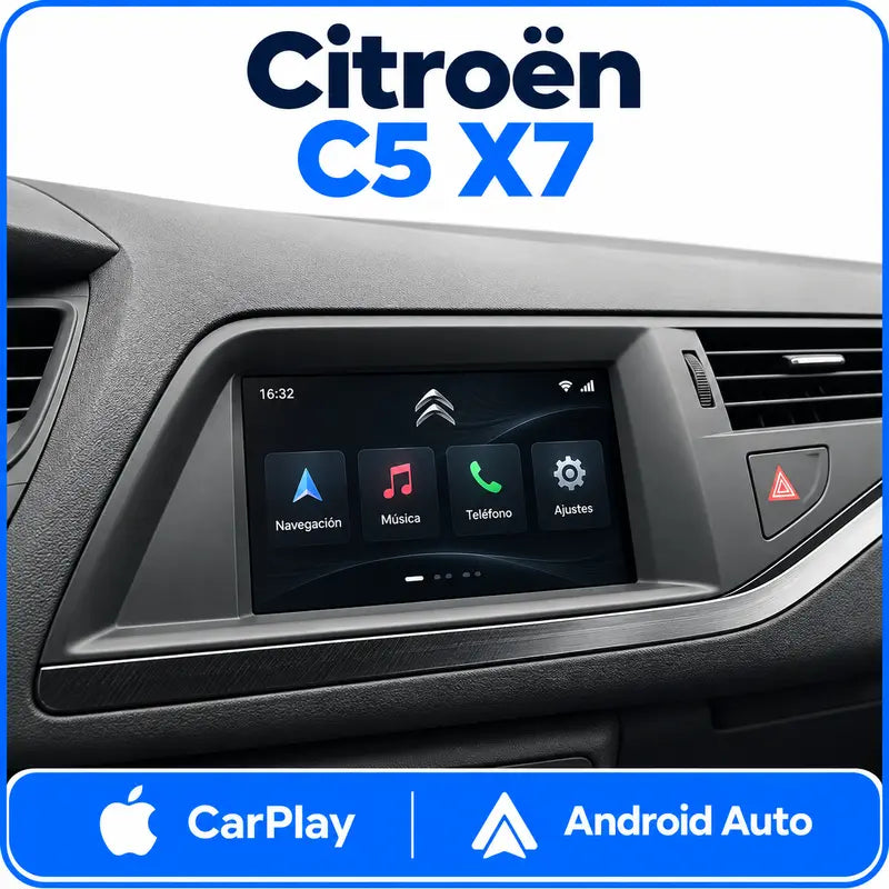 Citroën C5 X7 pantalla integrada CarPlay Android Auto