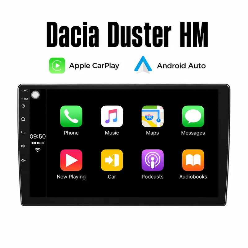 Radio pantalla CarPlay y Android Auto para Dacia Duster HM 2019-2023