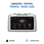 Daihatsu Terios Toyota Rush J200 - pantalla CarPlay y Android Auto