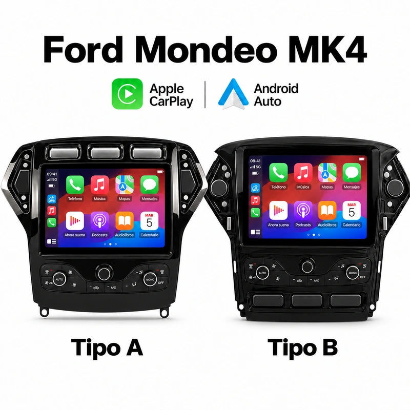 Ford Mondeo MK4 - Radio Pantalla Carplay y Android Auto