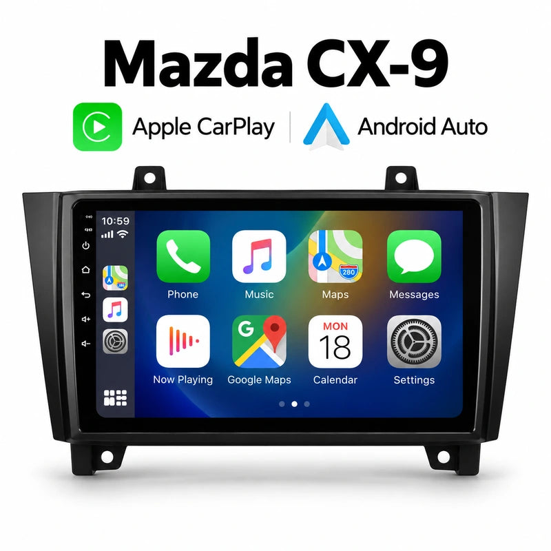 Radio pantalla CarPlay y Android Auto para Mazda CX9 2006-2016