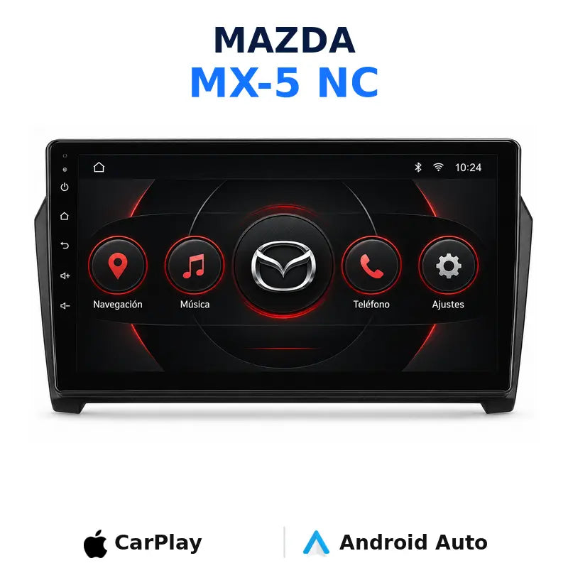 Mazda MX-5 NC 2008-2015 radio pantalla CarPlay y Android Auto