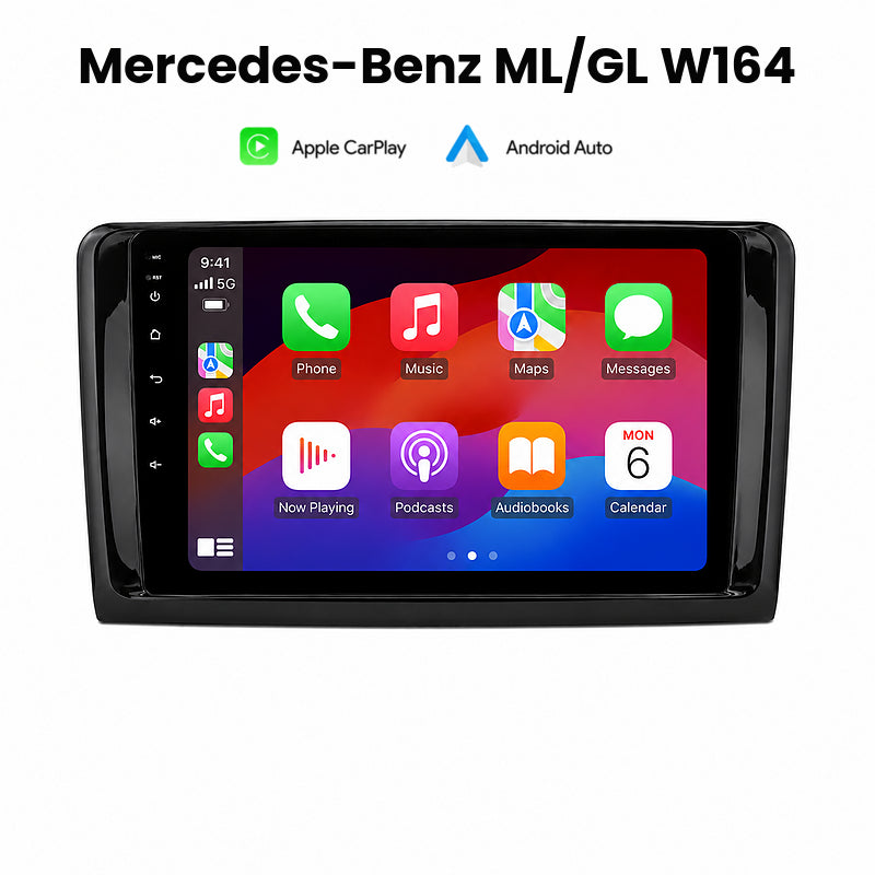 Radio pantalla CarPlay y Android Auto para Mercedes-Benz ML GL W164