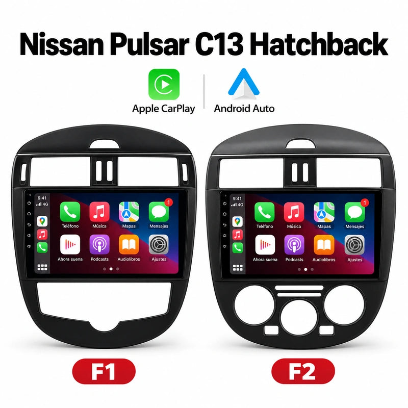 Nissan Pulsar C13 Hatchback 2013-2018 - Radio Pantalla Carplay y Android Auto
