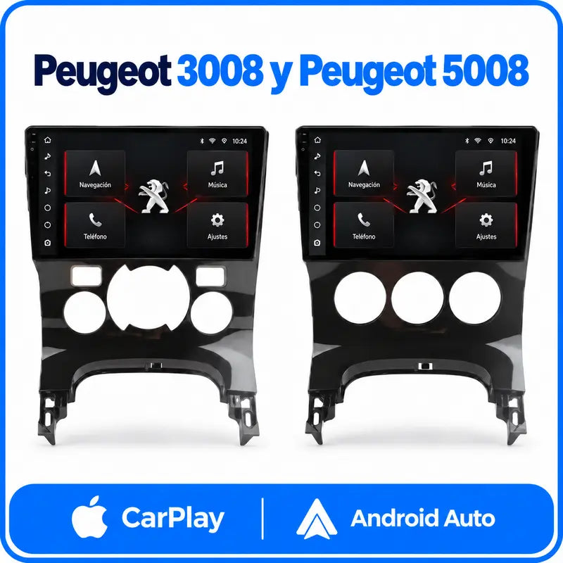 Peugeot 3008 5008 2009-2015 - Radio Pantalla Carplay y Android Auto