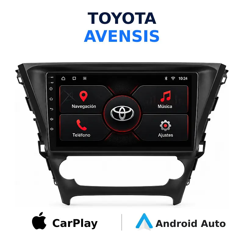 Toyota Avensis - pantalla Android con Apple CarPlay y Android Auto