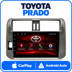 Toyota Prado 2009-2013 - portada radio pantalla CarPlay y Android Auto