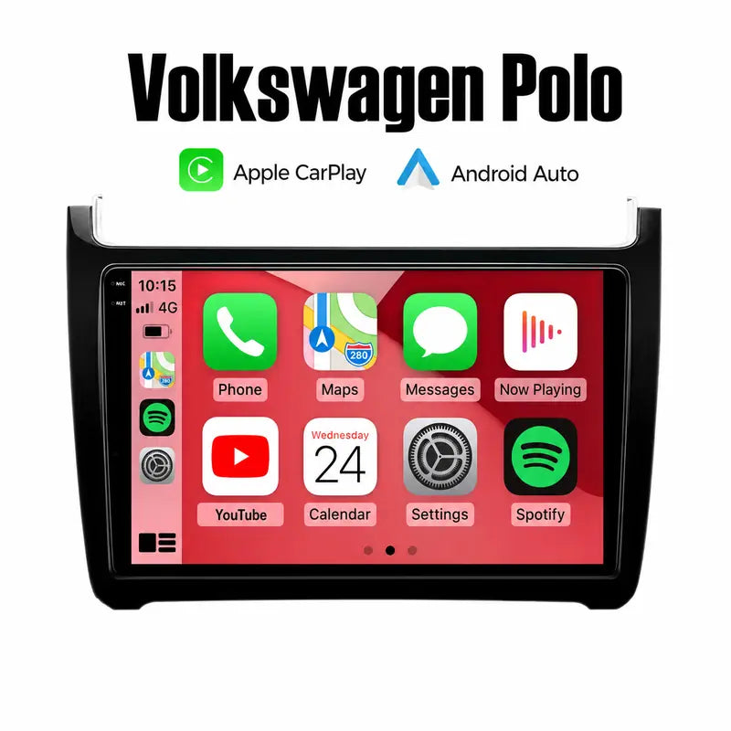 Radio pantalla CarPlay y Android Auto para Volkswagen POLO 2008-2020