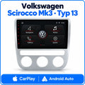 Volkswagen Scirocco Mk3 Typ 13 pantalla CarPlay Android Auto