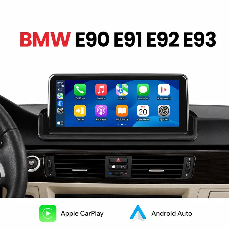 Radio pantalla CarPlay y Android Auto para BMW E90 E91 E92 E93 2005-2012