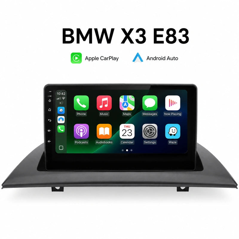 Radio pantalla CarPlay y Android Auto para BMW X3 E83