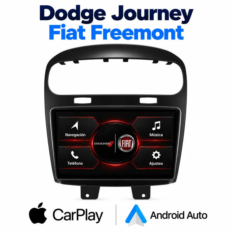 Dodge Journey Fiat Freemont 2011-2020 - Radio Pantalla Carplay y Android Auto