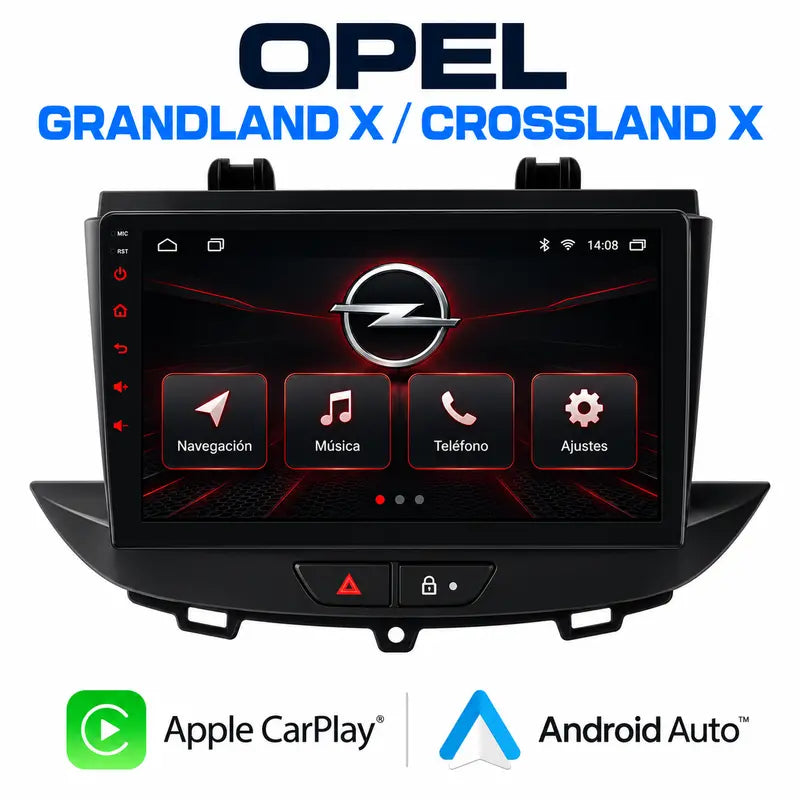 Opel Grandland X Crossland X 2015-2021 - Radio Pantalla Carplay y Android Auto