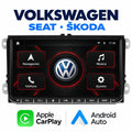 Volkswagen Golf 5 6 Passat B6 Seat Leon Touran Touareg Jetta - Radio Pantalla Carplay y Android Auto