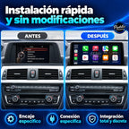 BMW F20 / F21 — 02-antes-despues — Pantallas Premium V6.1
