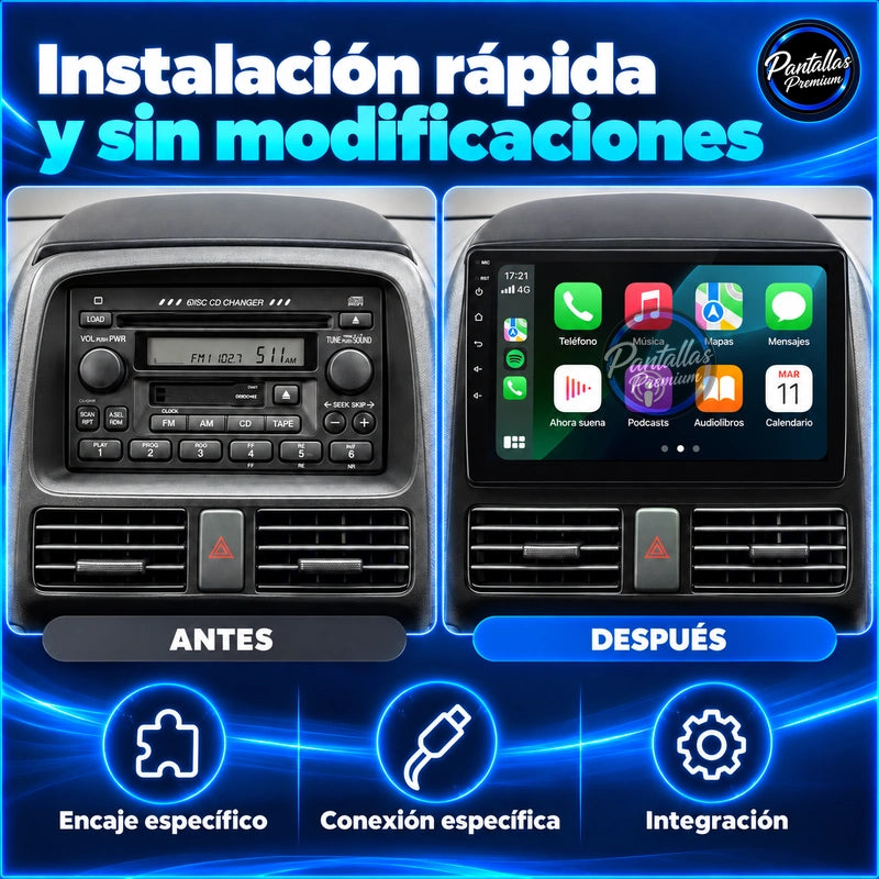 Honda CR-V 2 2001–2006 — antes-despues