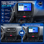 FIAT DOBLO - OPEL COMBO TOUR 2010-2015 - Radio Pantalla Carplay y Android Auto