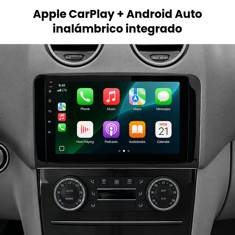 Radio pantalla CarPlay y Android Auto para Mercedes-Benz ML GL W164 - foto 3