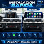 Radio pantalla CarPlay y Android Auto para BMW Serie 1 2 3 4 F20 F30 F32 F36 NBT EVO 4G 2013-2017 - foto 2