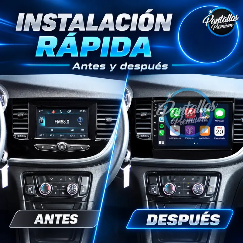 Buick Enclave Opel Mokka X instalación rápida antes y después