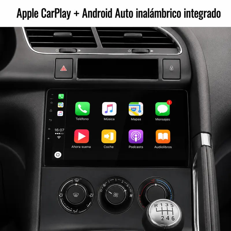 Peugeot 3008 5008 2009-2015 - Radio Pantalla Carplay y Android Auto