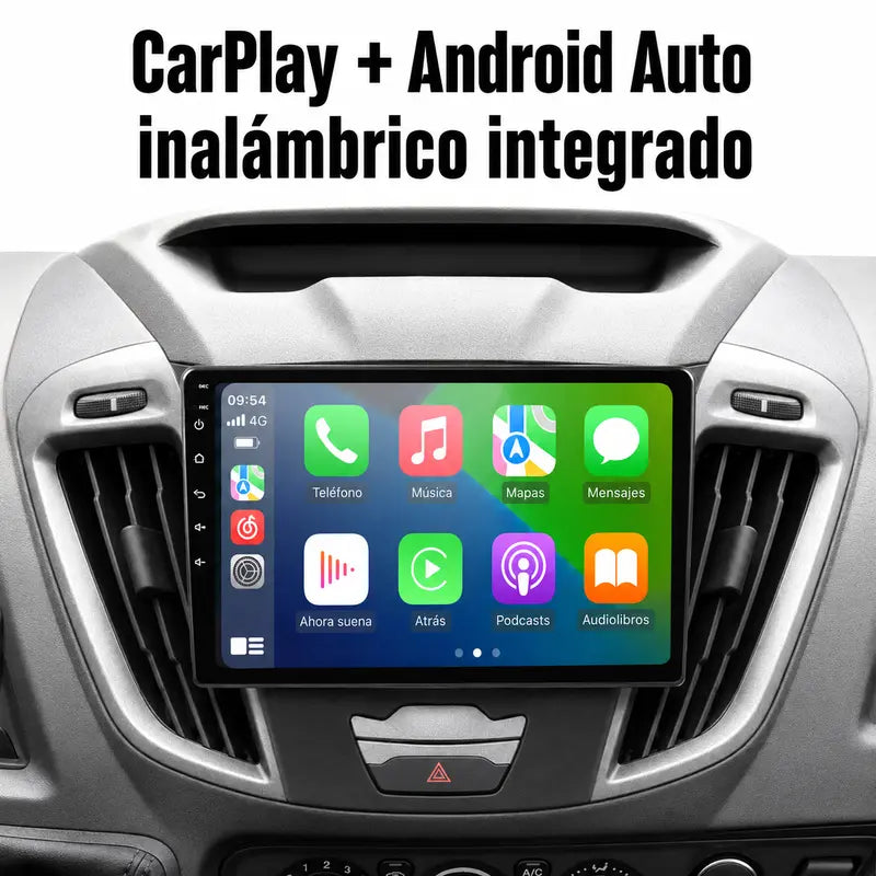 Radio pantalla CarPlay y Android Auto para Ford Transit Tourneo Courier 2012-2018 - foto 2