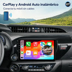 Radio pantalla CarPlay y Android Auto para Toyota Hilux 2015-2023 - foto 3