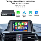 Interfaz CarPlay y Android Auto para BMW CIC · NBT · EVO · CCC (Serie 1-7, X1-X6, MINI, Z4)
