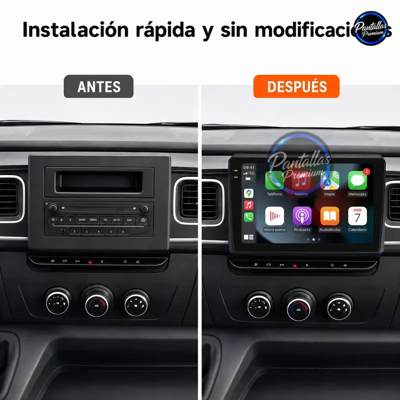 Radio pantalla CarPlay y Android Auto para Renault Trafic Master 2018-2024 - foto 2