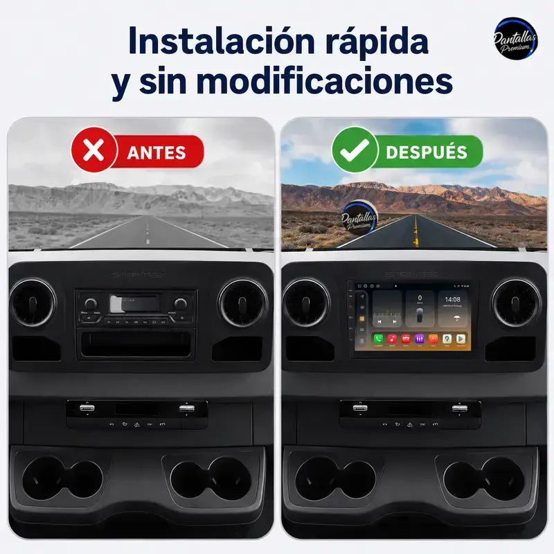 Radio pantalla CarPlay y Android Auto para Mercedes-Benz Sprinter 2018-2022 - foto 2