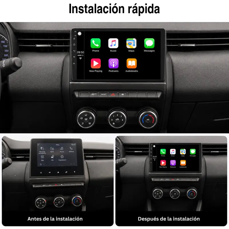 Radio pantalla CarPlay y Android Auto para Renault Clio 5 2019-2024 - foto 2