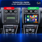 Volkswagen Caddy 2K instalación rápida antes y después