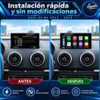 Audi A3 instalación rápida antes y después