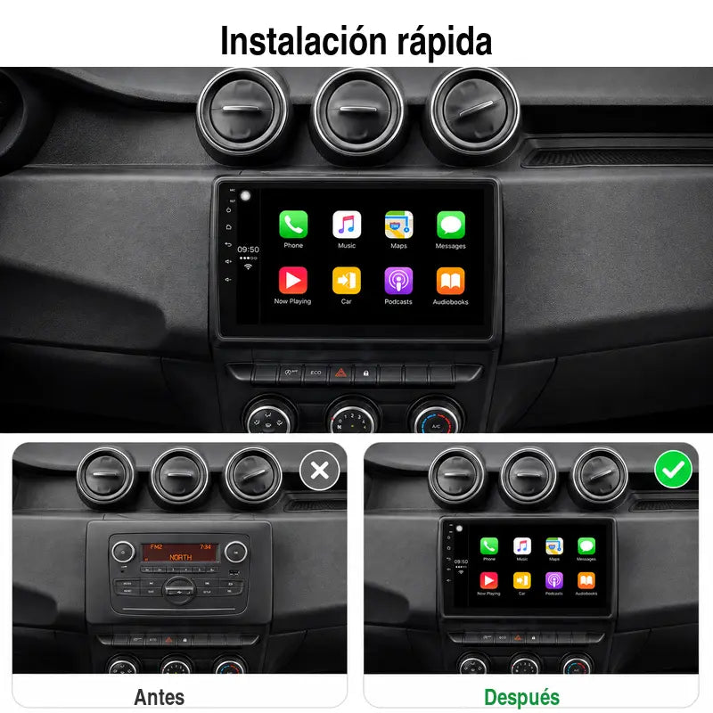 Radio pantalla CarPlay y Android Auto para Dacia Duster HM 2019-2023 - foto 2
