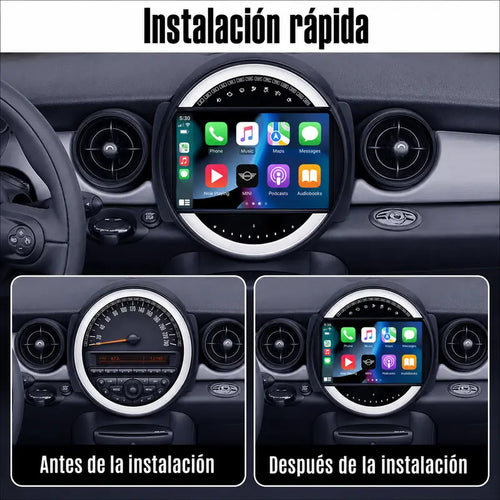 Radio pantalla CarPlay y Android Auto para BMW Mini Cooper R56 R60 R51 2006-2014 - foto 2