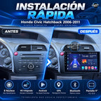 Instalación rápida antes y después Honda Civic Hatchback