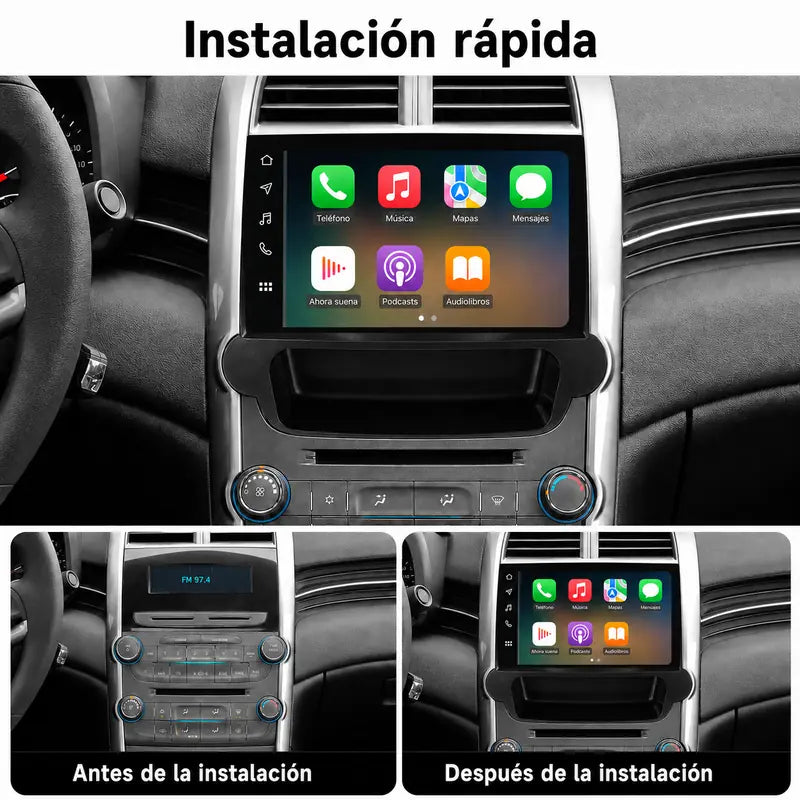 Radio pantalla CarPlay y Android Auto para Chevrolet Malibu 2011-2016 - foto 2