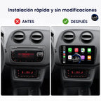 Radio pantalla CarPlay y Android Auto para Seat Ibiza 6J 2009 - foto 2