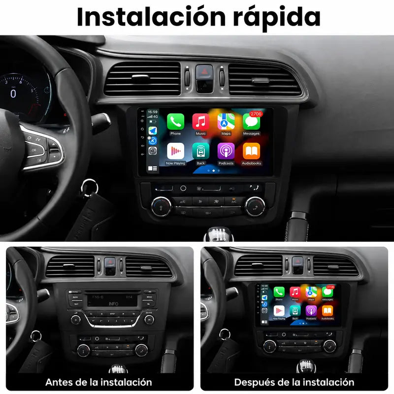 Radio pantalla CarPlay y Android Auto para Renault Kadjar - foto 2