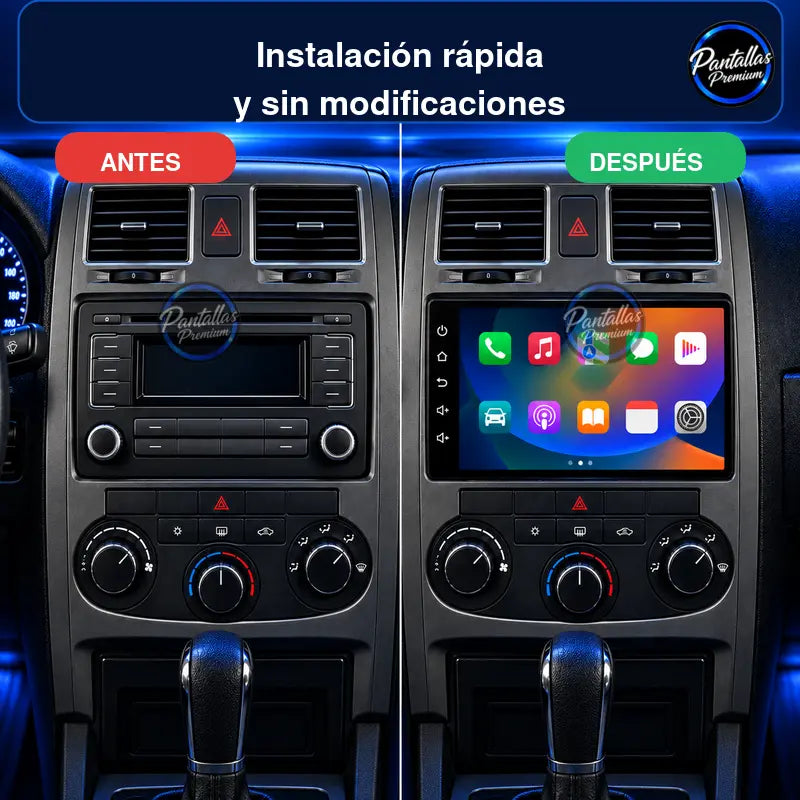 Instalación sin modificaciones Volkswagen Touran 1T3