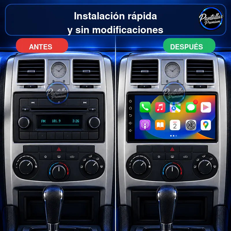 Instalación sin modificaciones Chrysler 300C Aspen