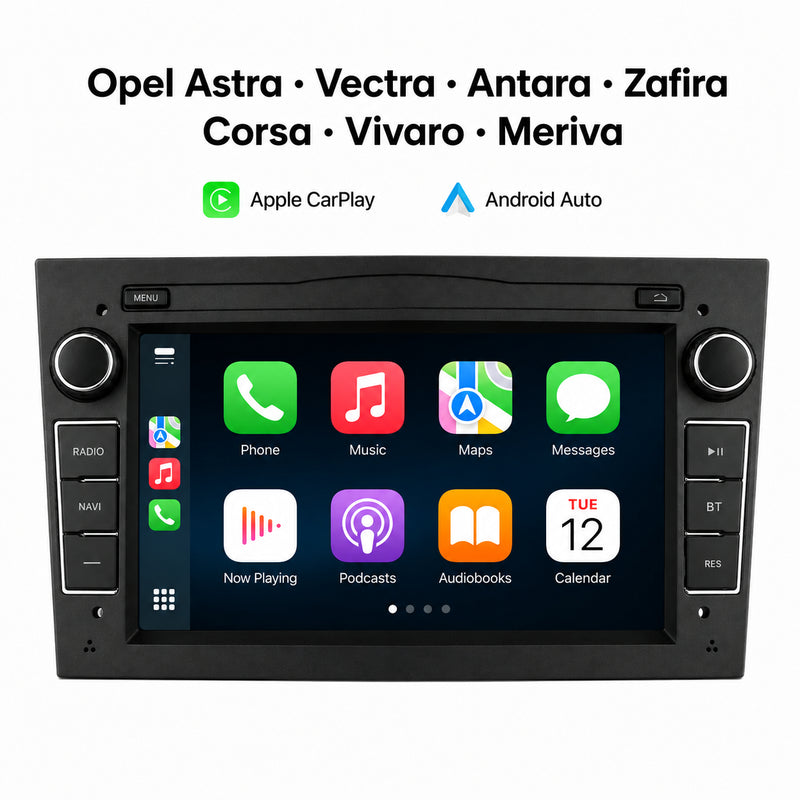 Radio pantalla CarPlay y Android Auto para Opel Astra H Zafira Antara Vectra Corsa - foto 14