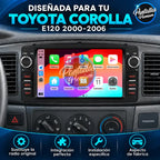 Radio pantalla Android instalada en Toyota Corolla E120