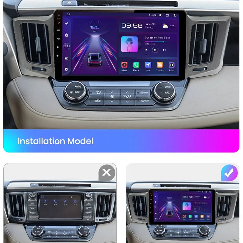 Radio Pantalla Carplay para Toyota RAV4 RAV 4 2012-2018 - foto 3