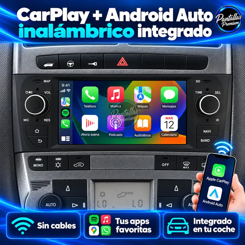 Fiat Grande Punto — 03-carplay-android-auto-fiat-grande-punto